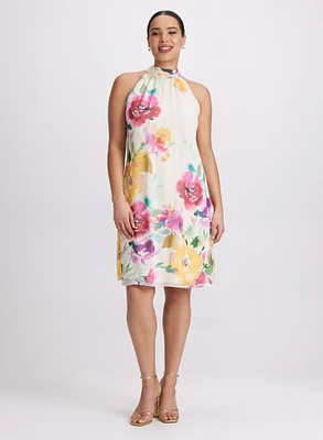 Floral Halter Dress