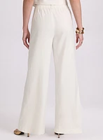 Olivia Linen-Blend Wide-Leg Pants