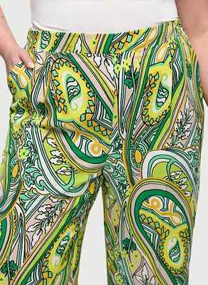 Joseph Ribkoff - Paisley Print Wide Leg Pants