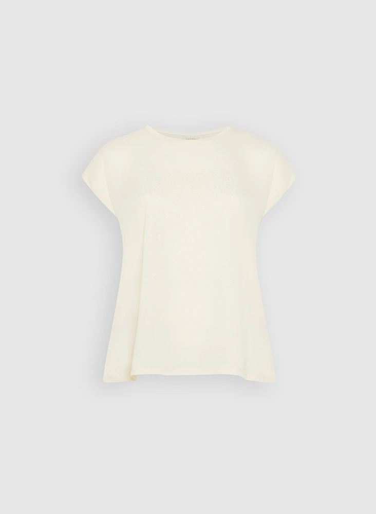 Matte Sequin Embellished Top