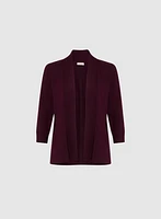 Cardigan en tricot pointelle