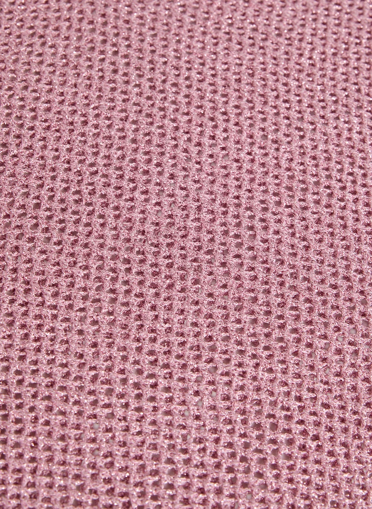 Pull en tricot ajouré