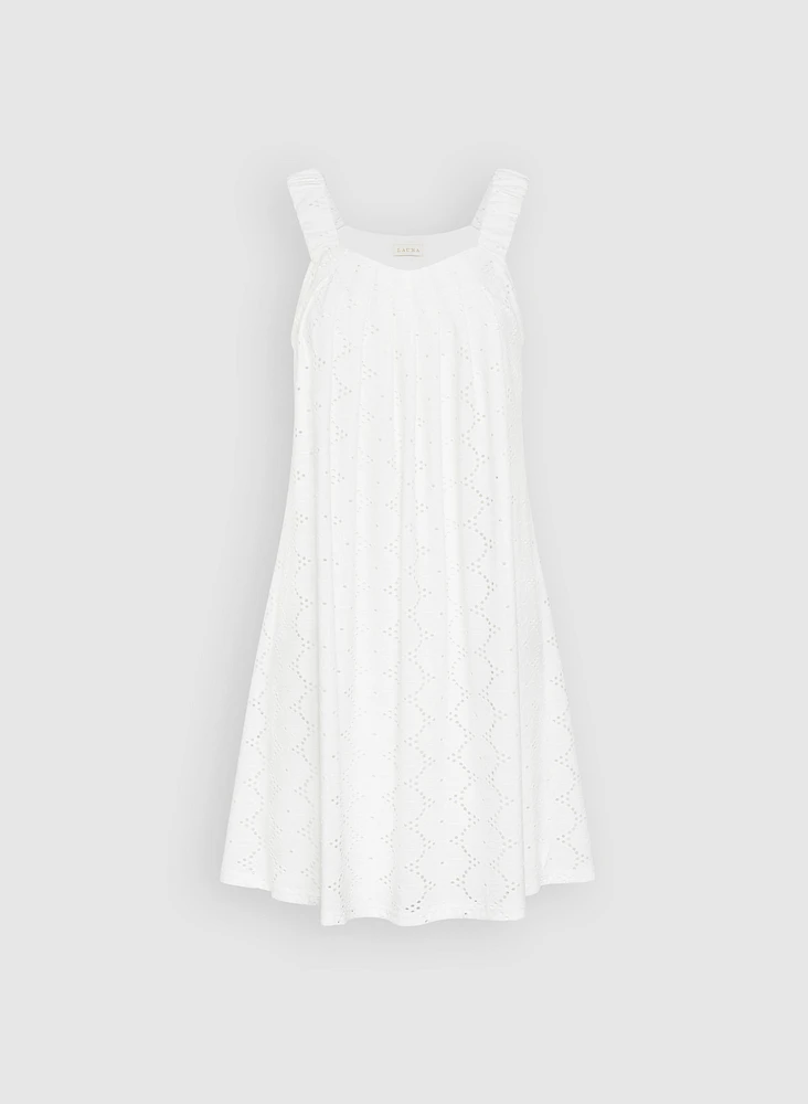 Eyelet Embroidered Dress