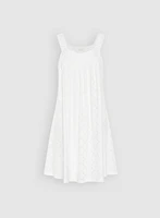 Eyelet Embroidered Dress