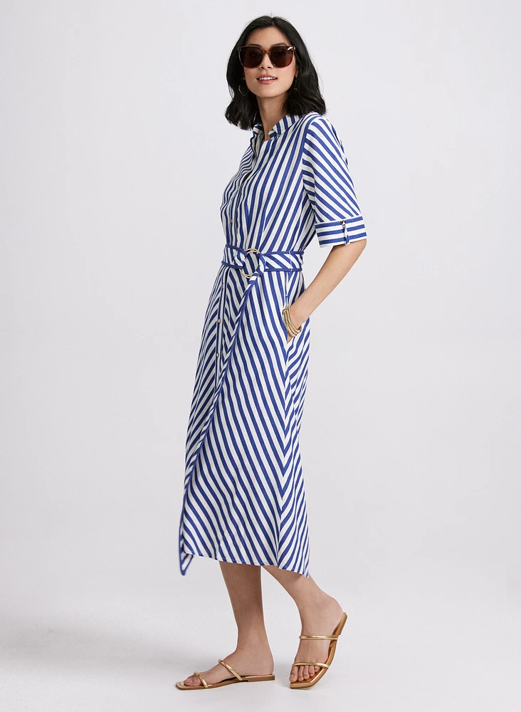 Striped Midi Dress