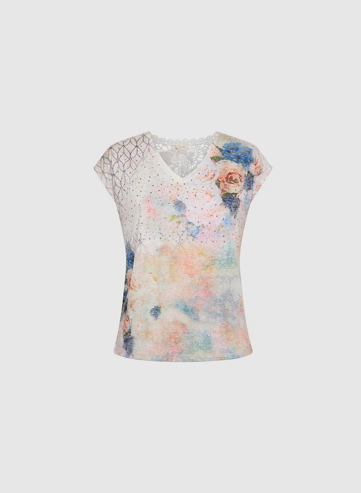 Mixed Print T-Shirt