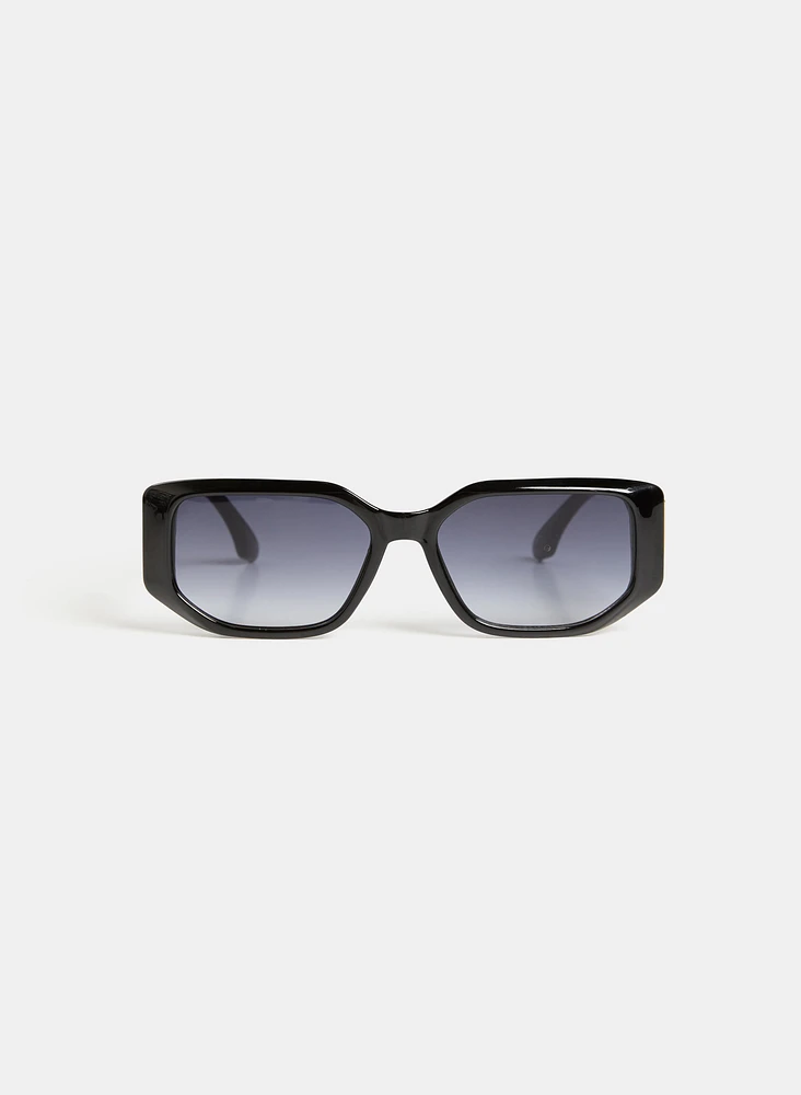 Geometric Plastic Sunglasses