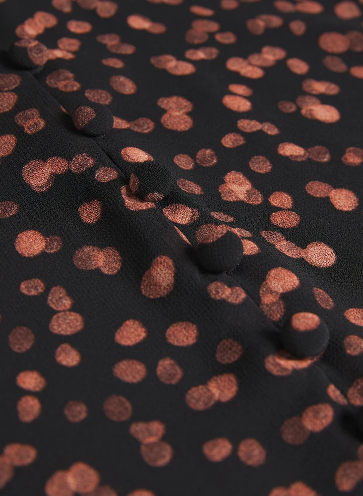 Dot Print Dress