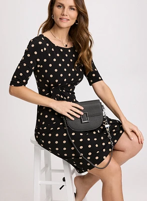 Polka Dot Print Dress