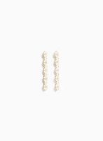 Linear Crystal Earrings