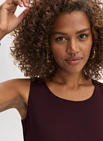 Haut sans manches à effet superpos