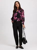 Blouse florale et pantalon Mia