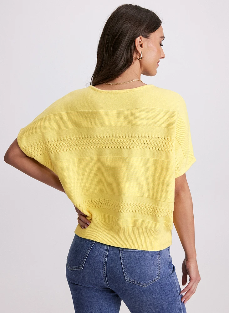 Pull à manches dolman