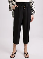 Straight-Leg Drawstring Capris
