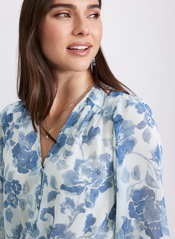 Floral Print Blouse