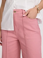 Cropped Flare-Leg Jeans