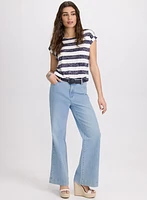 Stripe Burnout T-Shirt