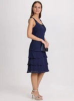 Ensemble à veste et robe en chiffon