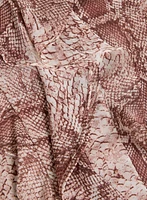 Snake Print Chiffon Blouse