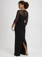 Sequined Jersey Dress