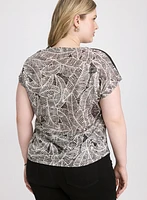 Leaf Print T-Shirt