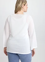 Bell Sleeve Pullover Top