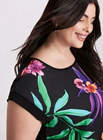 Joseph Ribkoff - Tropical Tied Hem Top