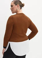 Melanie Lyne - Contrast Trim Sweater