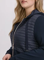 Zip Nylon Trim Top