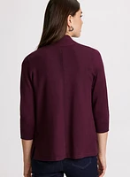 Cardigan en tricot pointelle