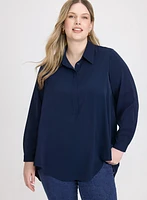 Blouse à col polo