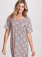 Heart Print Nightgown