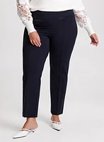 Pantalon Sofia jambe droite à enfiler – court