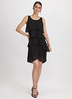 Tiered Chiffon Dress