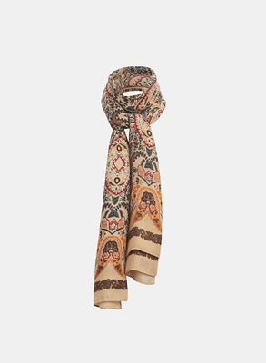 Foulard à motif paisley