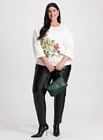 Floral Print Sweatshirt