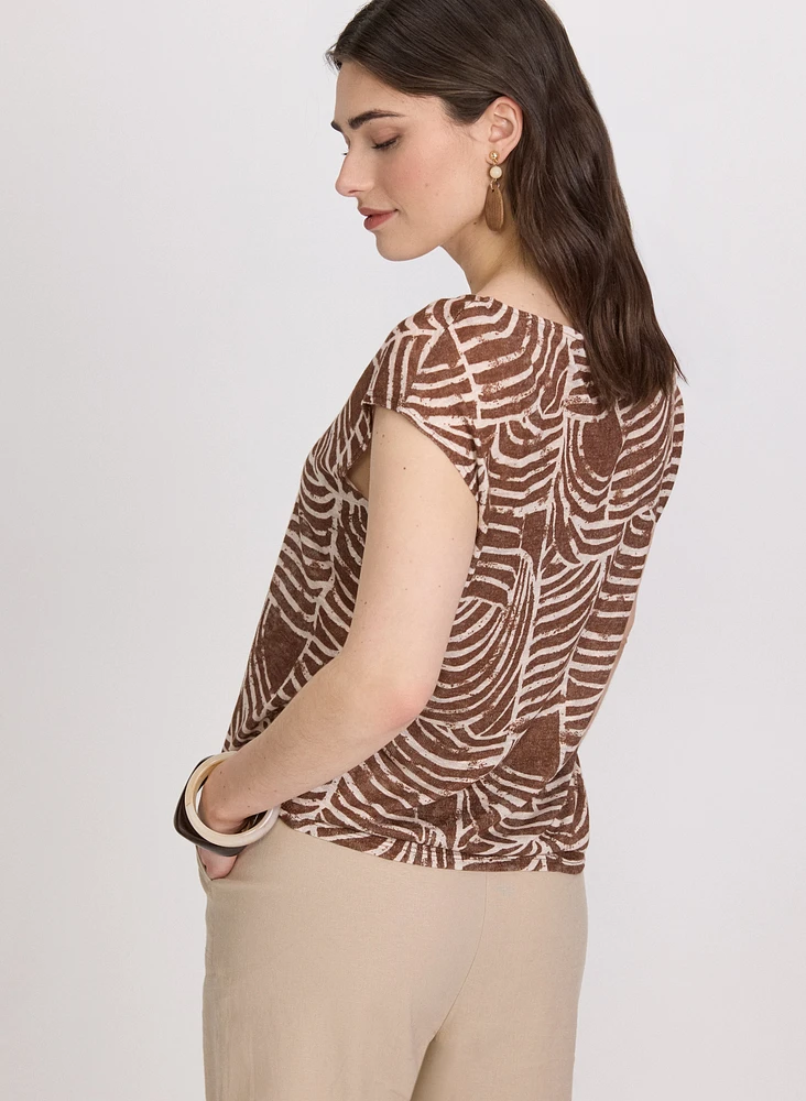 Abstract Print Top