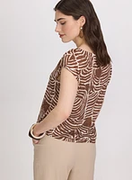 Abstract Print Top