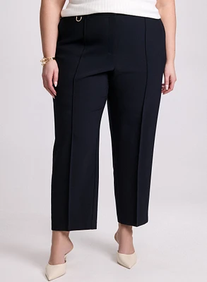 Pull-On Straight Leg Pants