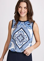 Paisley Print Top