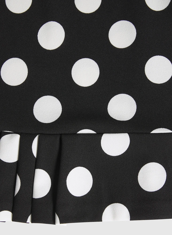 Polka Dot Dress & Jacket Set