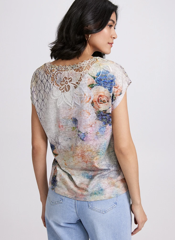 Mixed Print T-Shirt