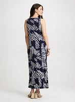 Abstract Pattern Maxi Dress