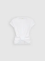 Knotted Hem T-Shirt