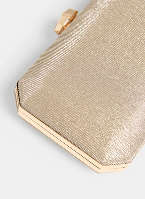 Rectangle Glitter Clutch