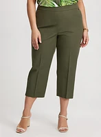 Pull-On Slim Leg Capris