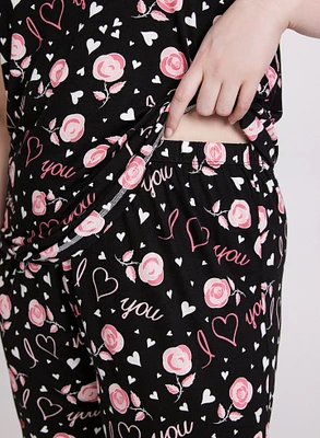 Floral Print Pyjama Set