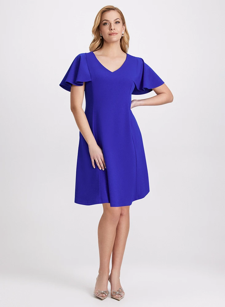 Flutter Sleeve Dress