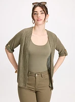 Lightweight Open Cardigan