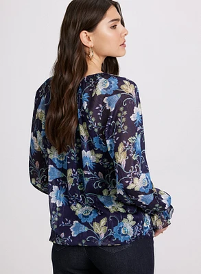 Floral Print Blouse